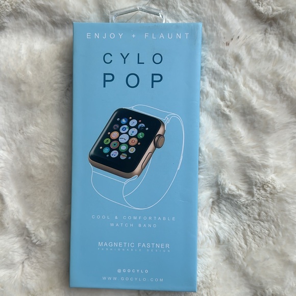 APPLE WATCH band Chronis metallic active band -Silver- Fits 38mm & 40mm sizes - Picture 2 of 3